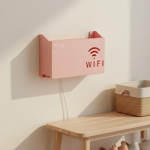 Wifi router storage box heat - box,