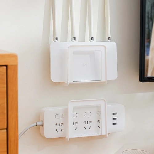 Wall mount wifi router shelf - wall,