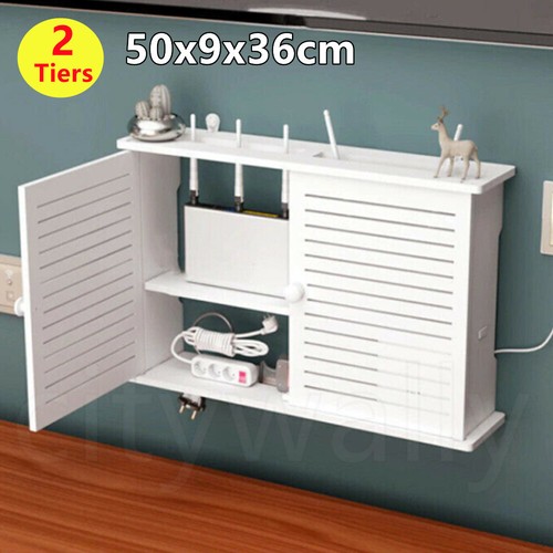 Tier wifi router storage box - 2-tier,