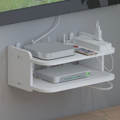 Wall mounted router shelf - wall,