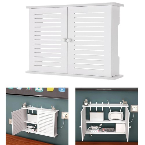 Wall mount wifi router storage - wall,