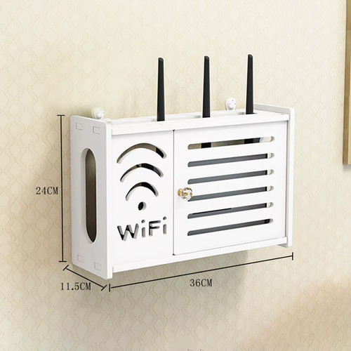 Wall mounted wireless router - mounted,