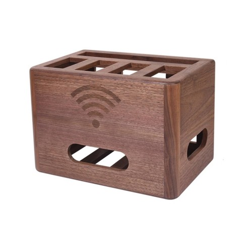 Wooden wifi router storage - wifi, box