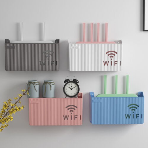 Wifi router storage box shelf - box,